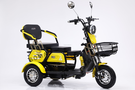 50 à 70 km kilométrage de conduite 2024 vélo électrique tricycle moto pour 3 passagers