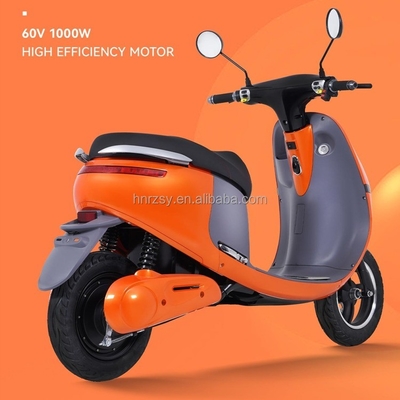 2024 60v 72v 1000w Motorcycle électrique Motocycle électrique pour 2 personnes Scooters électriques pour la circulation urbaine Charge de 100kg Vitesse 45km/h