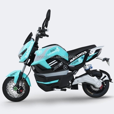 Meilleure moto électrique 72v 3000w 2 personnes scooters à moteur électrique et 1650 * 715 * 1000mm avec angle de montée de 12