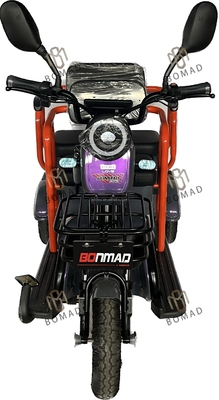 2024 Tricycle électrique Motocycle Bike Trois roues 3 roues avec une autonomie par puissance 60 km Voltage 48V
