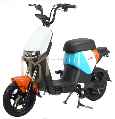 Motocycle électrique à cadre en acier 48v 350w National Standard Electric Scooter avec batterie Down Tube