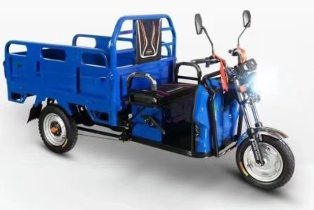 Motocyclette de charge électrique à trois roues de 60V avec un kilométrage ≥ 90 km et une conception durable