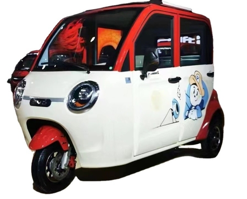 Tricycle électrique à moteur de 800W pour adultes 3 roues 3.75-15 Taille du pneu Système de freinage à tambour avant à tambour arrière