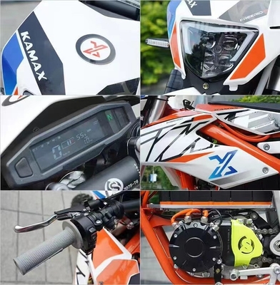 Découvrez le frisson de la course tout-terrain avec notre moto électrique à moteur Max. Vitesse 40-60km/h Voltage 60V