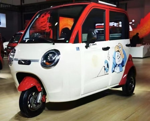 Système de freinage à tambour avant à tambour arrière 500w Tricycle électrique pour adultes Transport de marchandises et deux sièges