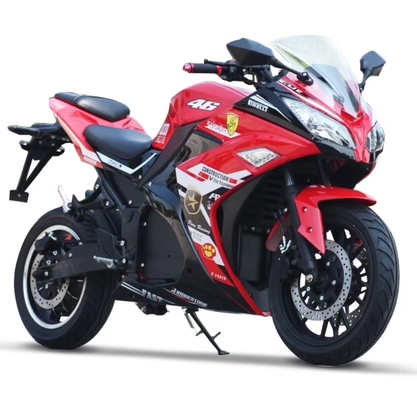 Moto électrique 72v avec moteur de 8000W et vitesse 75km/h