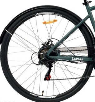 Conduite électrique automatique 250 W Moteur 700 c Vélo urbain avec une capacité de batterie de 7,6 Ah et 18 vitesses