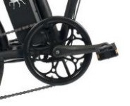 Vélo de mobilité électrique pliable de 1000 W avec moteur à moyeu arrière et temps de charge 3 heures de conduite autonome