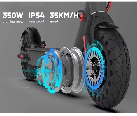 Scooter électrique pliable portable Smart Sensor Scooter adulte à deux roues avec vitesse et vitesse maximale de 31 à 40 km / h