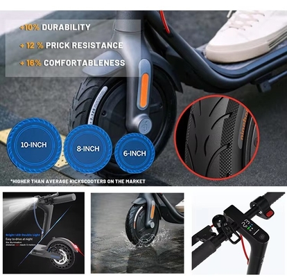 Scooter électrique pliable portable Smart Sensor Scooter adulte à deux roues avec vitesse et vitesse maximale de 31 à 40 km / h