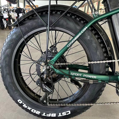 36 V électrique pliable à vélo de la chaîne de verrouillage de voiture électrique avec la conception et la largeur de pneu 26 * 2.6