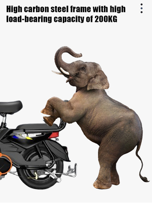Automobile à batterie pour adultes à marche libre 48v Vélo électrique avec moteur central 350w et vitesse maximale 30-50Km/h