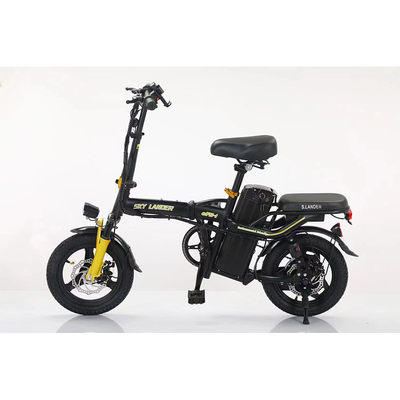 Vélo électrique pliable 350W Scooting voiture à batterie avec cadre en alliage d'aluminium et capacité de batterie de 11Ah