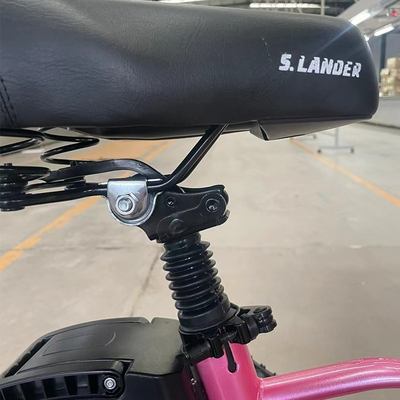 Pièce à basse pression 14 pouces Bicicle électrique pliable Bicicle 48v 350w Fat Tire Bicicle électrique avec 7 vitesses