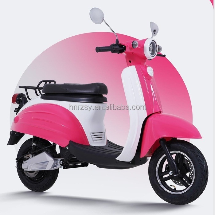 60v 72v 1000w moto électrique moto 2 personnes scooters à cyclomoteur électrique avec moyeu de roue en aluminium de 10 pouces et charge de 100 kg