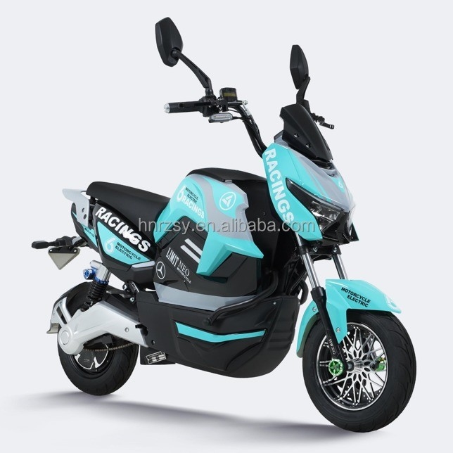 Meilleure moto électrique 72v 3000w 2 personnes scooters à moteur électrique et 1650 * 715 * 1000mm avec angle de montée de 12