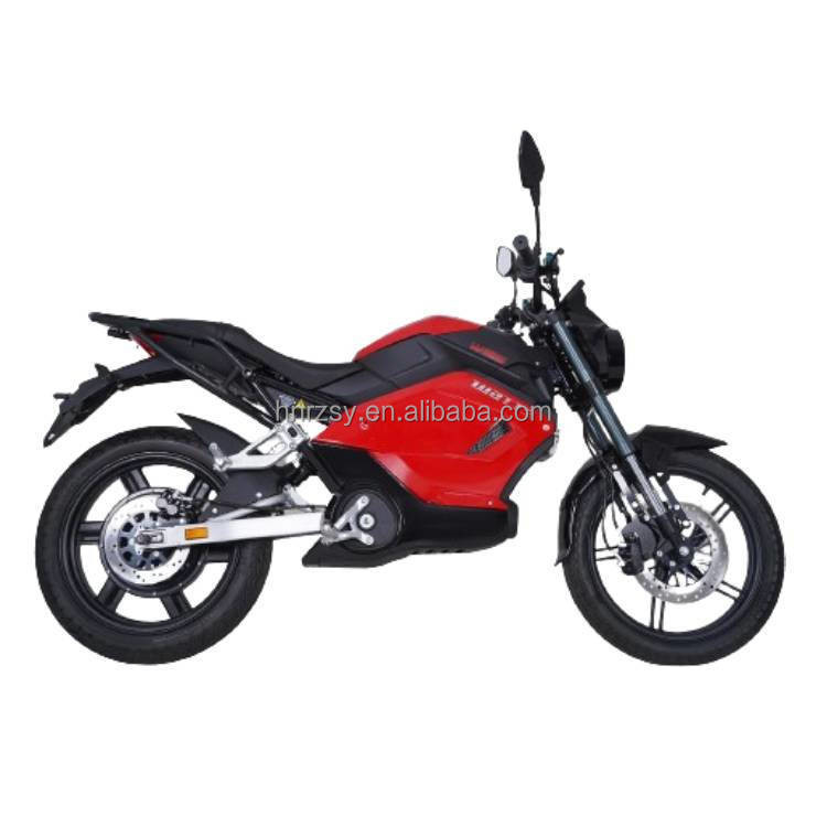 72v 3000w Motocycle électrique 2 personnes scooters à moteur électrique à grande vitesse de 80km/h et 17 pouces aluminium roue hub