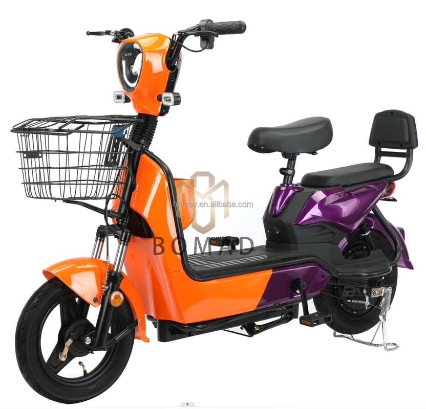 Minibike / Pocketbikes Motocycle électrique 48v 350w National Standard Scooter électrique Bicicle Down Tube batterie