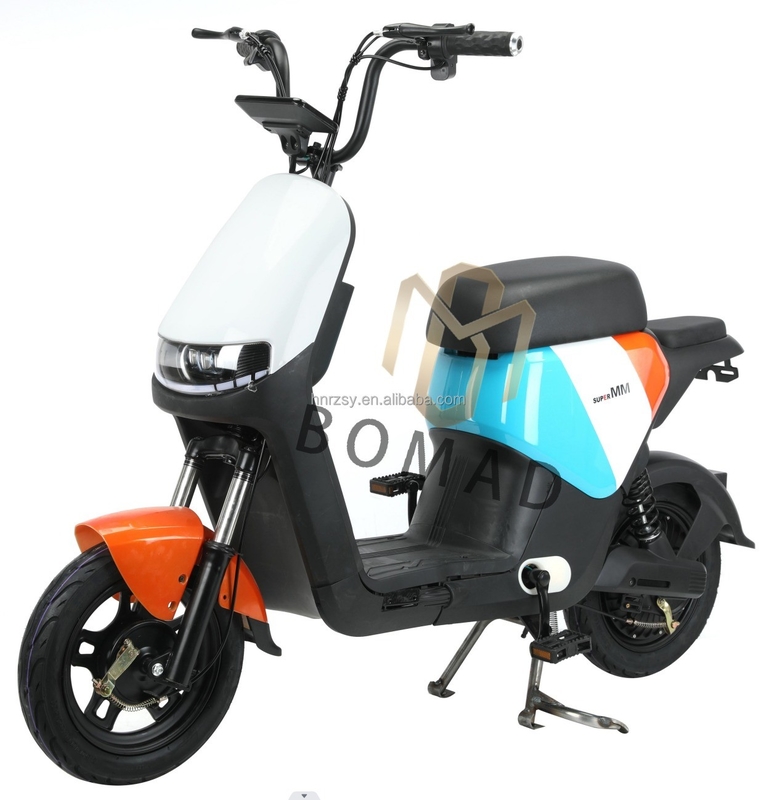 Motocycle électrique à cadre en acier 48v 350w National Standard Electric Scooter avec batterie Down Tube