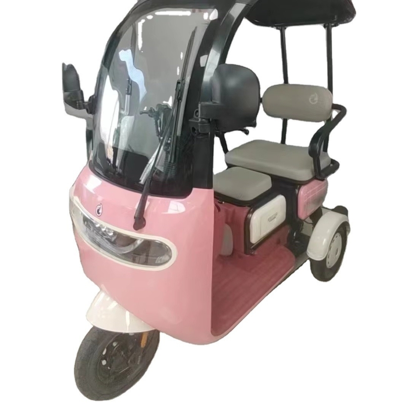 Tricycles mini électriques semi-fermées de 48 V Vitesse maximale de 30 à 50 km/h pour les véhicules électriques portables