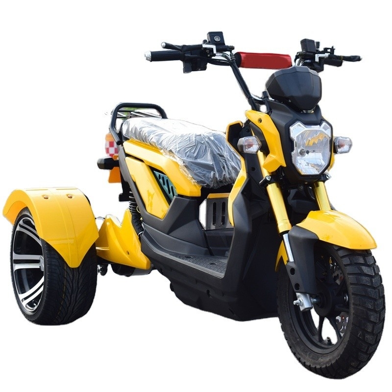 Scooter électrique à trois roues pour 2 passagers avec batterie amovible et capacité de charge utile élevée ≥ 400 kg
