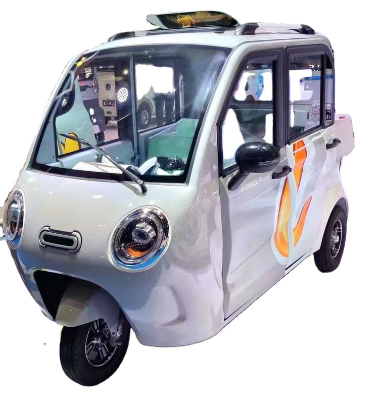 Tricycle électrique à moteur de 800W pour adultes 3 roues 3.75-15 Taille du pneu Système de freinage à tambour avant à tambour arrière