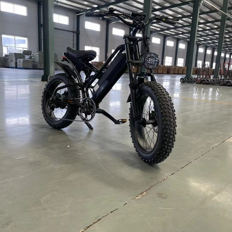 3000W vélo tout-terrain électrique autonome Votre meilleur compagnon en plein air avec une autonomie par puissance de 60 km et une batterie de 7 Ah