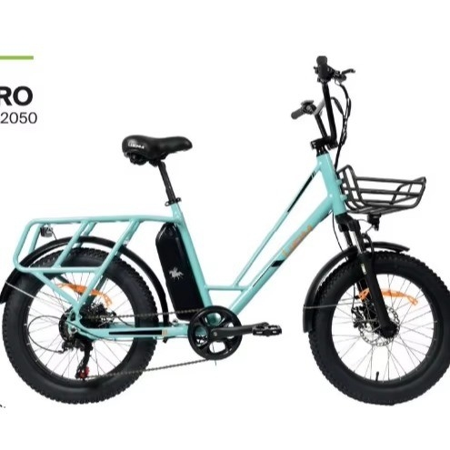 Petits vélos électriques verrouillés à la chaîne verte avec batterie intégrée et autonomie de 60 km par puissance