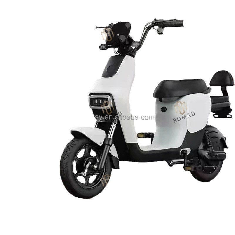 Vitesse 2024 Vélo électrique Cadre en alliage d'aluminium blanc avec affichage et vitesse maximale de 30 à 50 km/h
