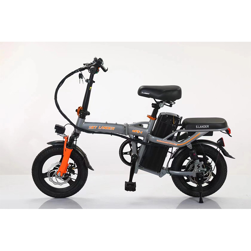Vélo électrique pliable 350W Scooting voiture à batterie avec cadre en alliage d'aluminium et capacité de batterie de 11Ah